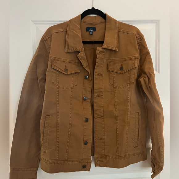 Walmart George brand Brown denim mens jacket. New fits ladies size large/xL - Picture 1 of 2